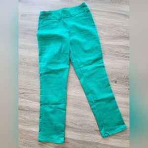 Green Croft and Borrow Slacks stretchy waist band